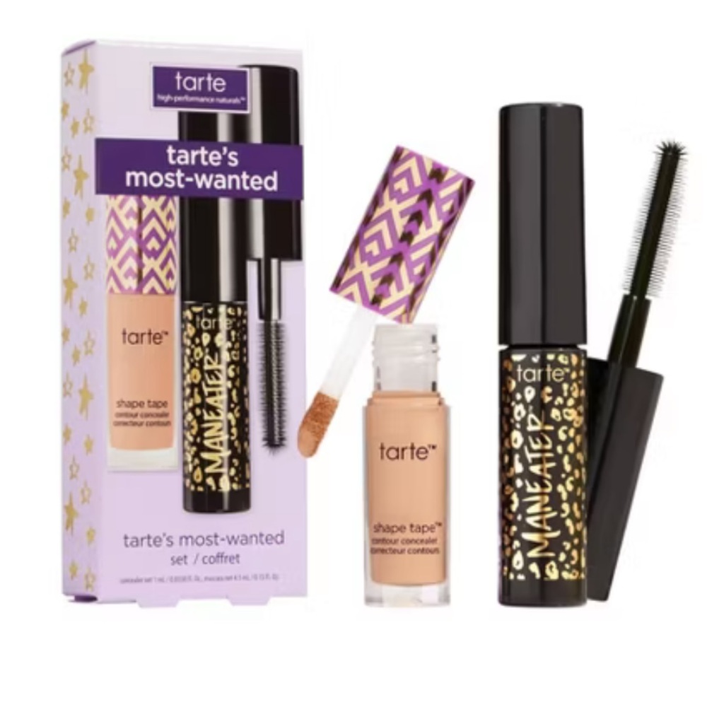 Tarte’s Most Wanted Set, Shape Tape & Manester Mascara - Picture 1 of 12